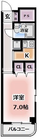 大日駅 徒歩2分 7階の物件間取画像